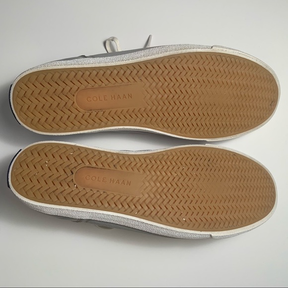Cole Haan Gray Leather Sneakers - Picture 4 of 7